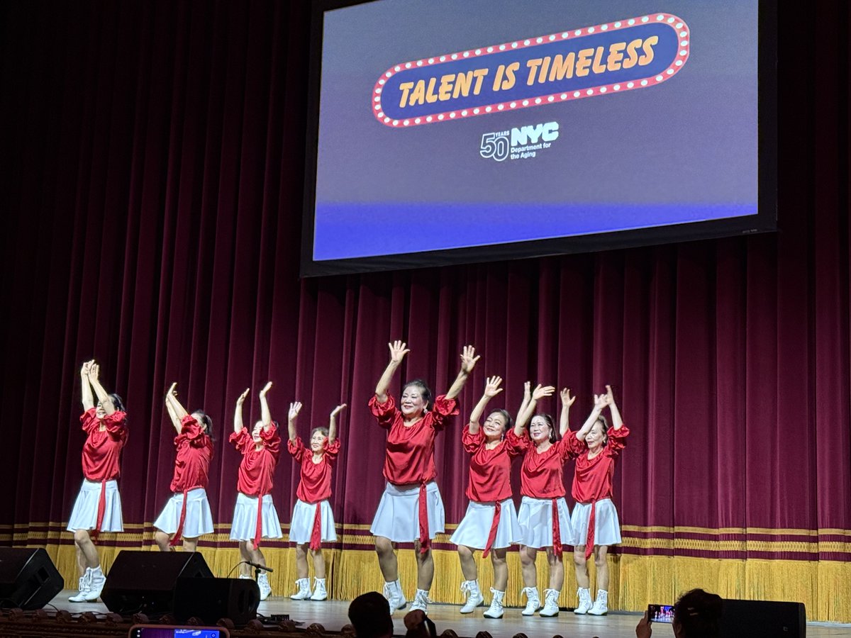 kcsnewyork's tweet image. 🎉🏆 KCS Senior Dance Team Wins 1st Place! 🏆🎉

We’re so proud to share that our KCS Senior Dance Team won 1st place group act at the NYC Aging Talent is Timeless 2025 Grand Finale!
#KCS #SeniorDanceTeam #AgingIsTimeless #NYC #UnitedPalaceTheater #CommunityPride #ActiveAging