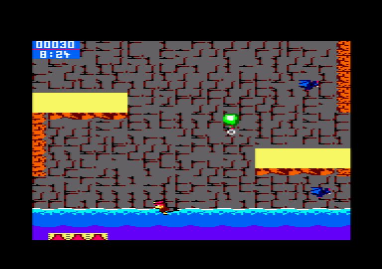 First screenshoots of Pitfall 2 arcade conversion for CPC