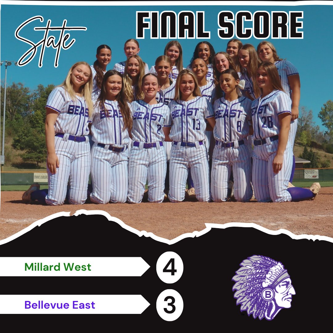 That’s a wrap on a historic season 
<a href="/Alisha_McMurtry/">Alisha McMurtry</a> 12 Ks &amp; 2-3 a HR &amp; 2B 
<a href="/barmore_cota/">Cota Barmore</a> 2-4 &amp; Wells w/ a 3B &amp; RBI
Thank you to our 6 incredible seniors for everything they’ve done for the program 💜🤍🥎
<a href="/ChieftainNation/">Bellevue East</a> <a href="/BEastAthletics_/">Bellevue East Athletics</a> <a href="/NebraskaHSSB/">Nebraska HS Fastpitch</a> <a href="/NEPrepZone/">Nebraska Prep Zone</a>