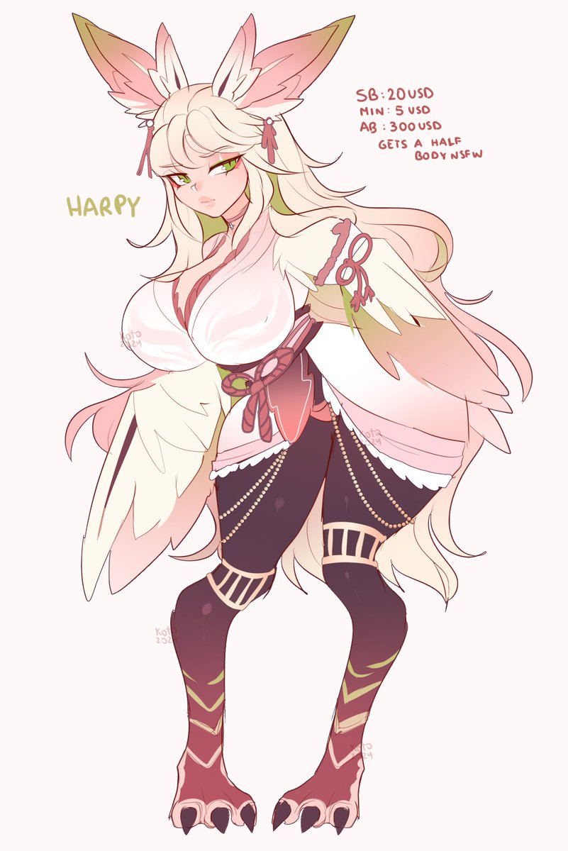 DAY 6
Harpy!

More info bellow! 💝
