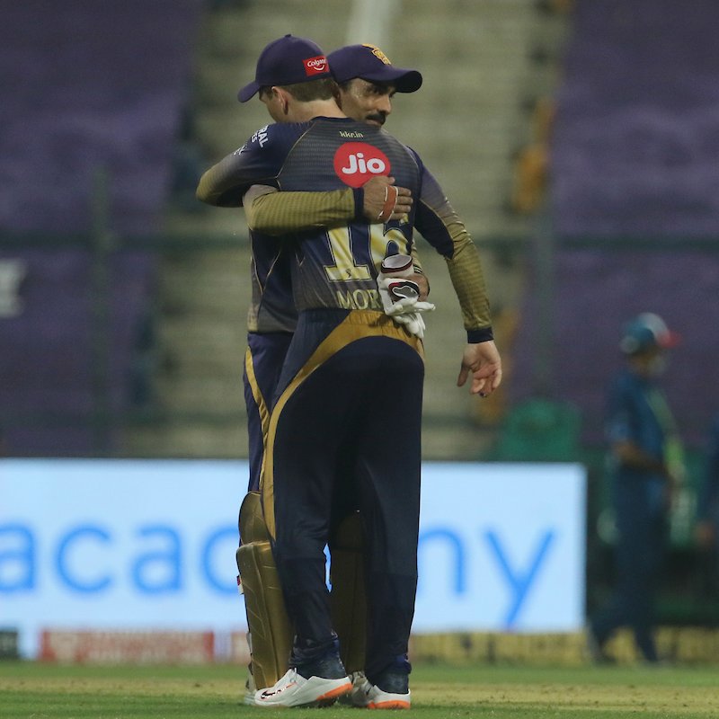 Rokte_Amarr_KKR's tweet photo. 🚨| 5 years ago, Eoin Morgan was appointed as KKR Captain. 

Will we see him back in Purple &amp; Gold anytime soon? 😃 https://t.co/VKFStkpoJa