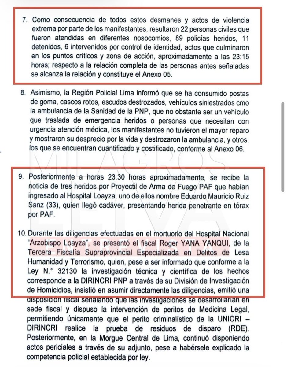 PuntoCiegoPE's tweet image. #LoÚltimo 
El informe policial sobre las manifestaciones señala que la muerte de Eduardo Ruiz Sanz, causada por un disparo, habría sido provocada por un manifestante. La DIRINCRI debía encargarse de la investigación, pero el fiscal asumió las diligencias. 
@MilagrosLeivaG