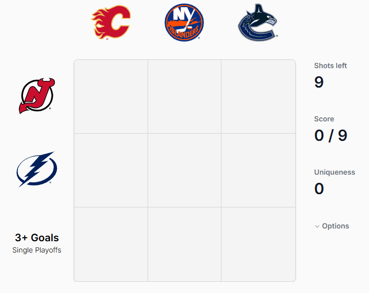 Puckdoku Game 837:
puckdoku.com
Repost and reply with your score