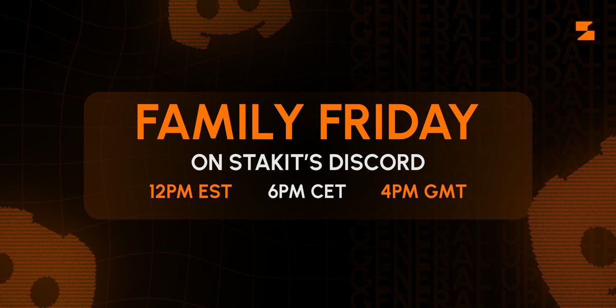 It's been a hot minute but Family Friday is BACK!

We'll be sharing alpha about our upcoming UI/UX Update, New features, Games, Giveaway, Good Vibes and more!

Be there or be square! 🟧