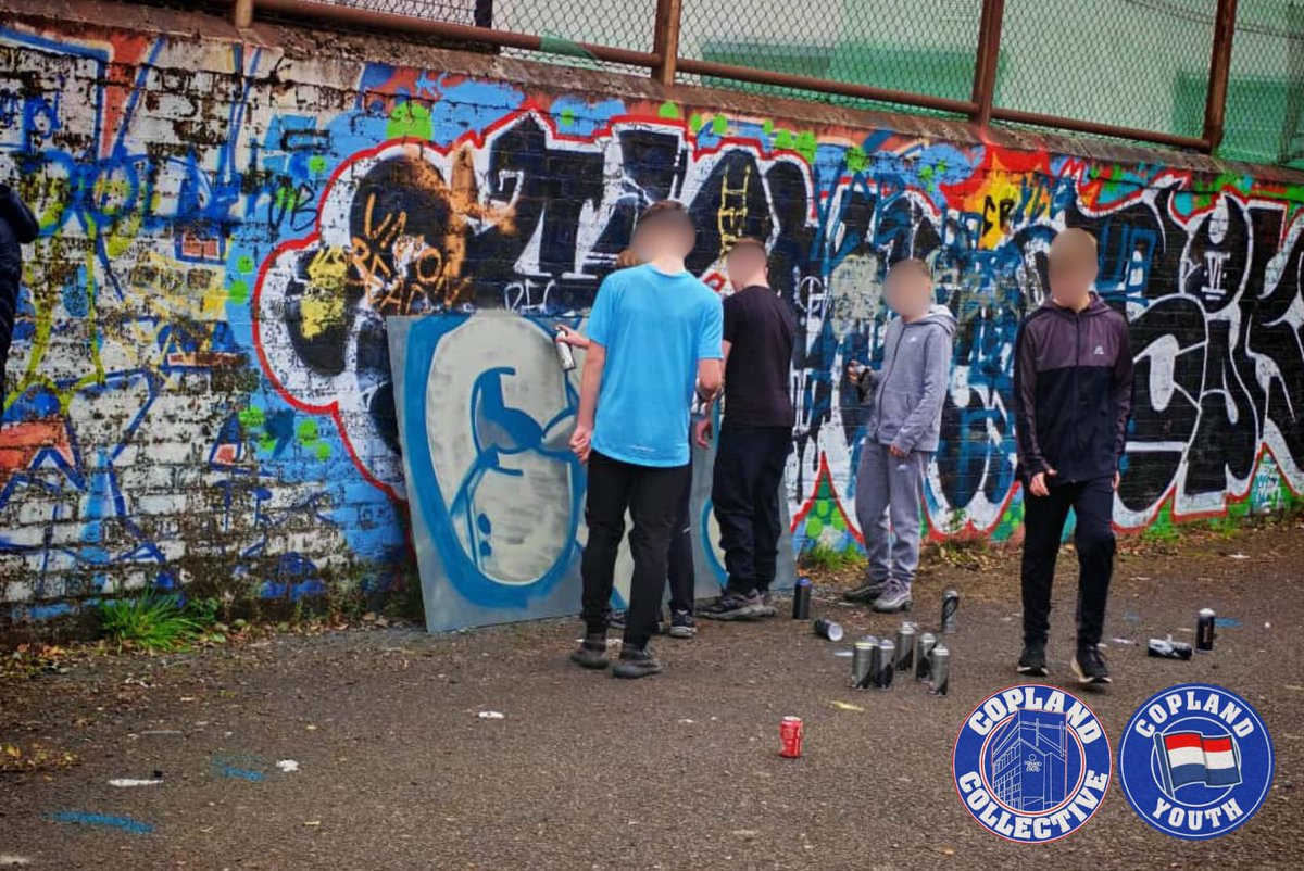 Last weekend members of Copland Youth had the opportunity to learn how to create street art related to the Rangers scene and how it plays a part in fan culture.

Registration for Copland Youth will be available at this weekend’s match. Further details will be released soon.