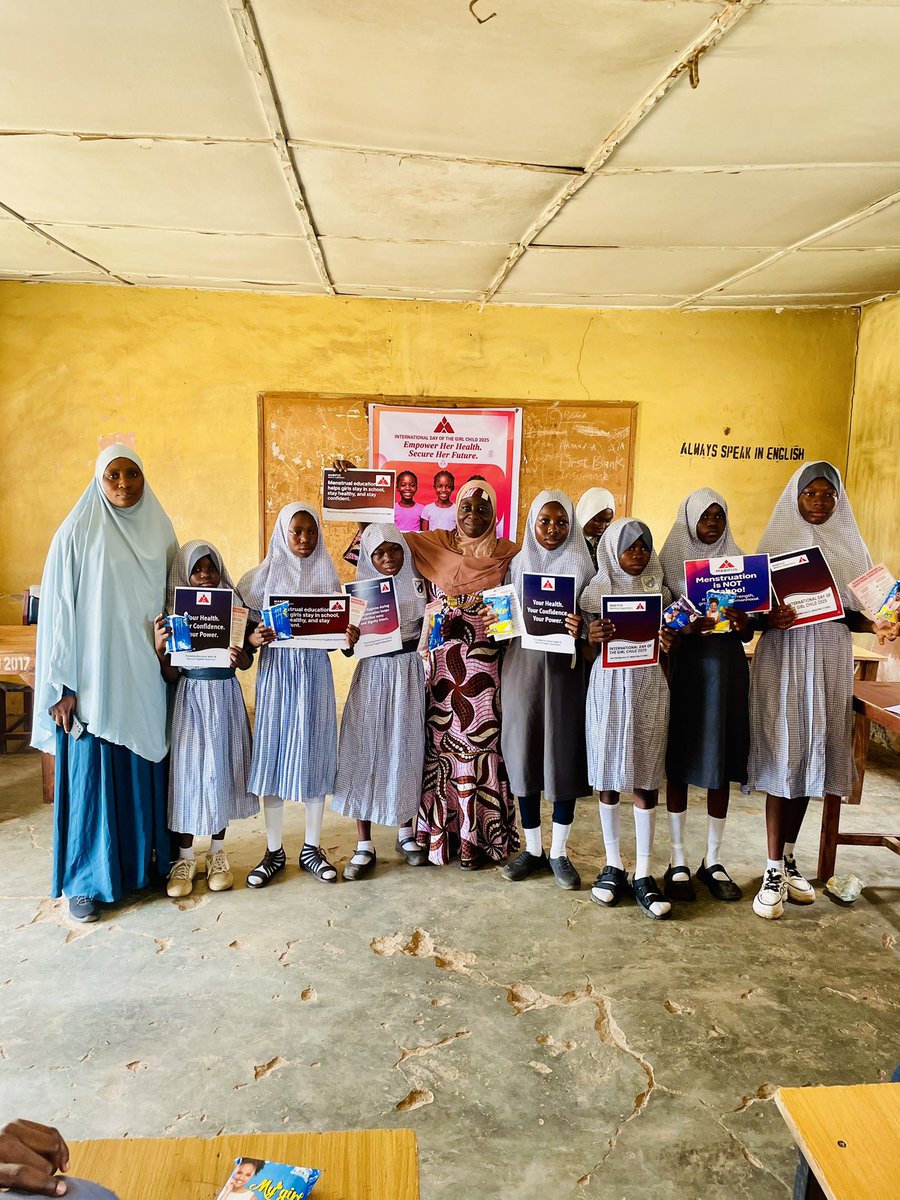 Mabifus_HQ's tweet photo. To commemorate the International Day of the Girl Child, MABIFUS Medical Diagnostics organized a sensitization program at Baboko Community School, where female students were educated on personal hygiene and menstrual health.

The session enlightened the girls on personal Hygiene https://t.co/cjoP3Q4Dgn