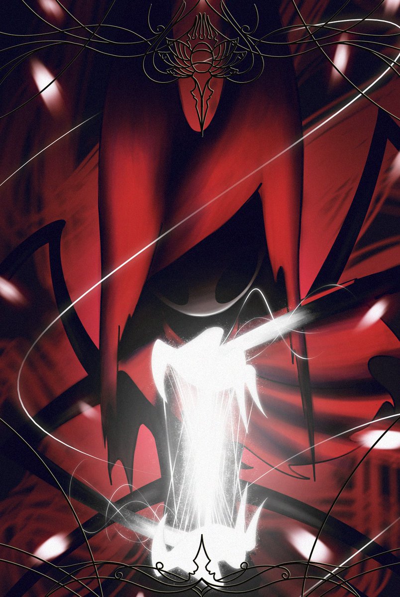 Hornet, The Red Monarch.

Concept art for <a href="/Godgrounds/">Godgrounds</a>.
(I thought of making a study on the Collector's edition art of Hollow Knight, I'm very proud of this result!)

More content down below (🧵)

#hollowknight #hollowknightart #silksong #silksongart #godgrounds