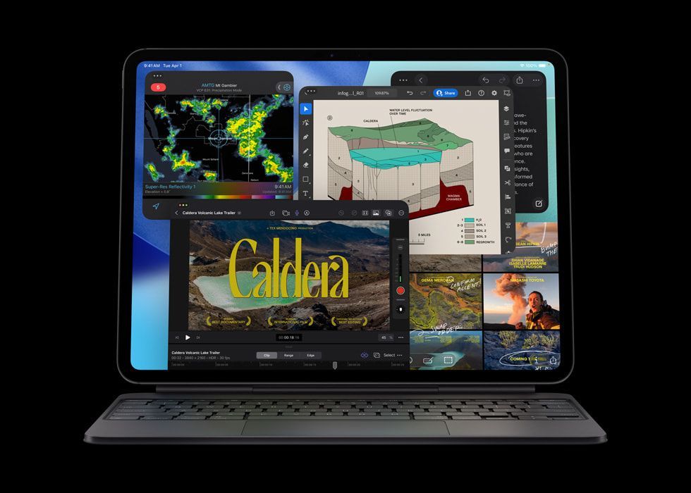 MxApple's tweet image. El iPad Pro con chip M5 llega con gráficos 36% más rápidos y un Neural Engine mejorado para IA. 💻 ¿Cómo usarías esta potencia para trabajo o creatividad? Disponible el 22/10. #iPadPro #M5Chip #AppleNews