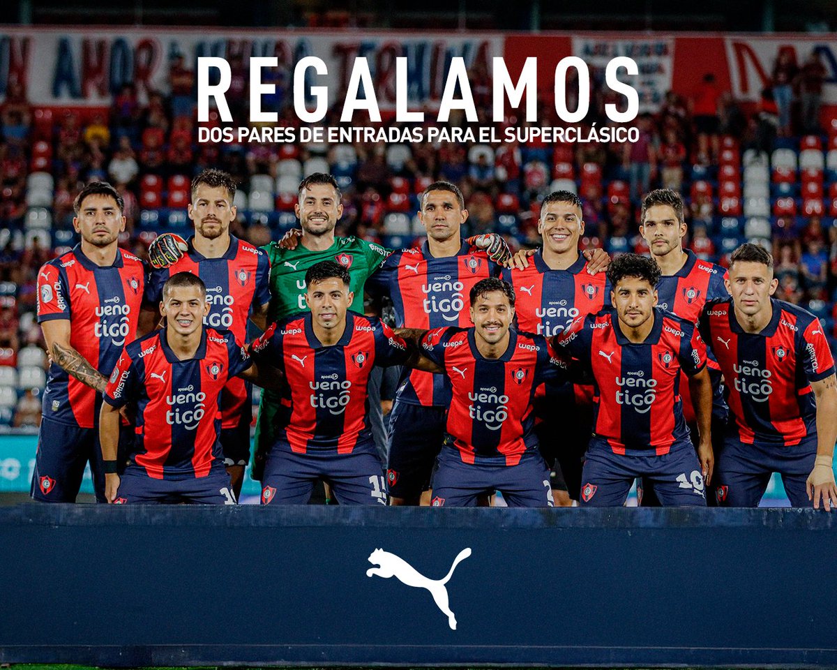 El Superclásico se vive distinto cuando es en casa 🏟️🌪️

Este domingo se juega el partido que paraliza al país, y vos podés estar ahí alentando con todo 🗣️🔥

Danos 🔁 y respondé con #PumaCCP. Podés ganarte un par de entradas PLATEA 🔵🔴

REGALAMOS el 18/10 a las 12:00 ⚠️