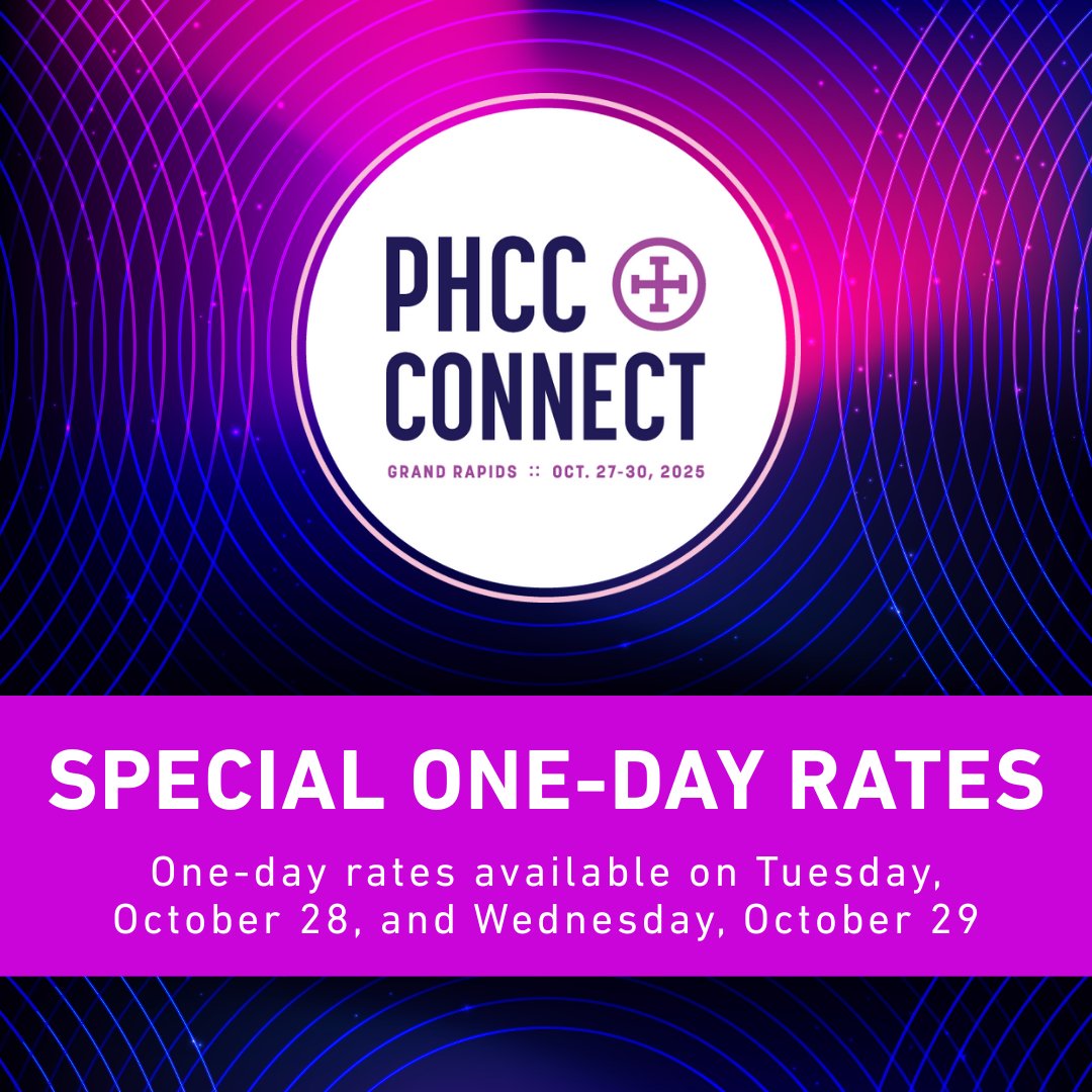 phccnatl's tweet image. Can’t attend the full #PHCCCONNECT2025 experience? Special one-day rates are available for Tuesday, October 28 and Wednesday, October 29—so you can still get in on the networking, learning and industry insights.
phccweb.org/connect?utm_so…