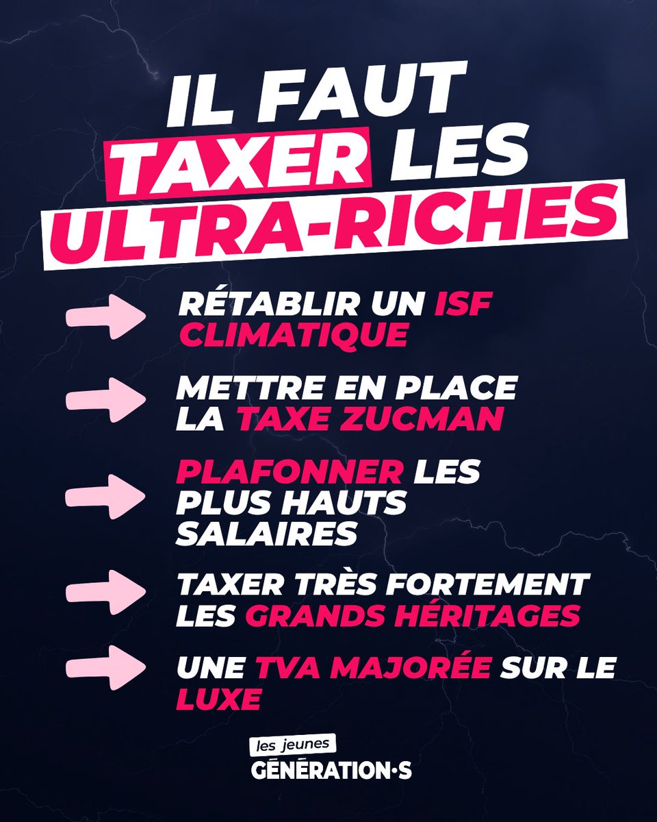 Mercredi 15 octobre, la fortune de Bernard Arnaud a augmenté de 19 milliards de dollars. En 24h.

Il FAUT taxer les riches.