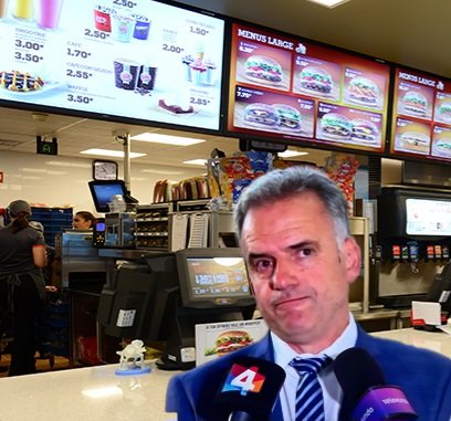 Orsi-"Es un tema complejo, para analizar en profundidad.''

Cajera de BK-"Señor, le pregunte si quiere ketchup y mayonesa.''