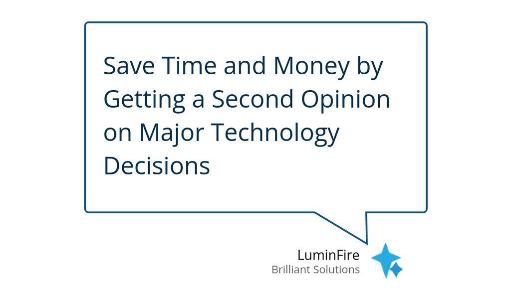LuminFire's tweet image. Just as a second opinion is wise for major medical decisions to ensure the best outcome, the same principle applies to your technology choices.
Read more 👉 luminfire.com/2025/07/08/sav…
#SecondOpinion #TechStack #TechnologyAudit