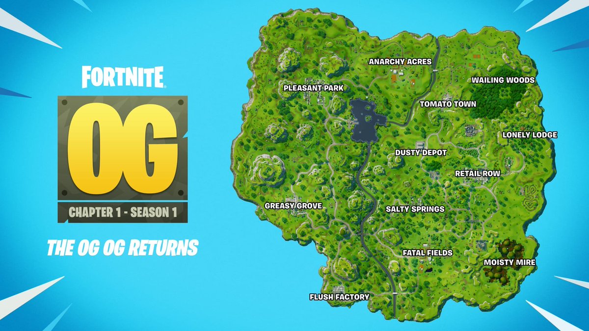 lugothegamedev's tweet image. Fortnite OG “Chapter 1 Map Discovery” Now ends on November 28th, 2026!