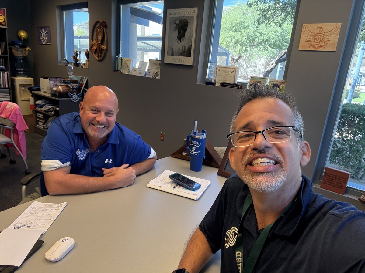 AdminLeadServe's tweet image. O’Connor’s Dr. Miller and I are planning for both MTSS-A and #behaviorsolutions MTSS-B today. We are getting clear on our quarterly goal planning too! Let’s go Eagles!!! @DVUSD @OHS_Eagles