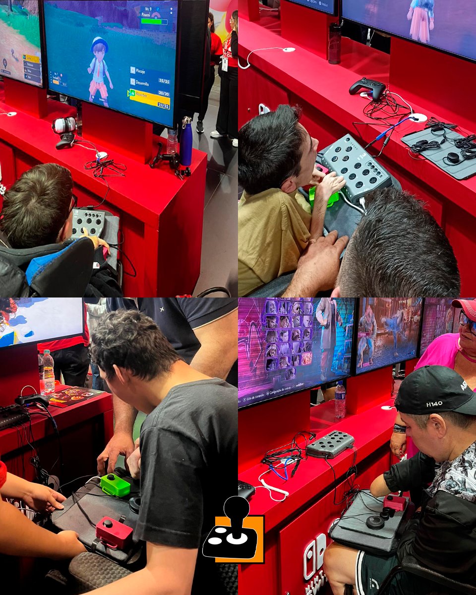 #TBT da BGS 2025! Revivendo a nossa missão na BGS, mais uma vez, a <a href="/AbleGamersBR/">AbleGamers Brasil</a> levou #Acessibilidade e #ControlesAdaptados para o evento. Destaque para os estandes da <a href="/NintendoBrasil/">Nintendo Brasil</a> e @DevolverDigital, onde garantimos que todos pudessem jogar!