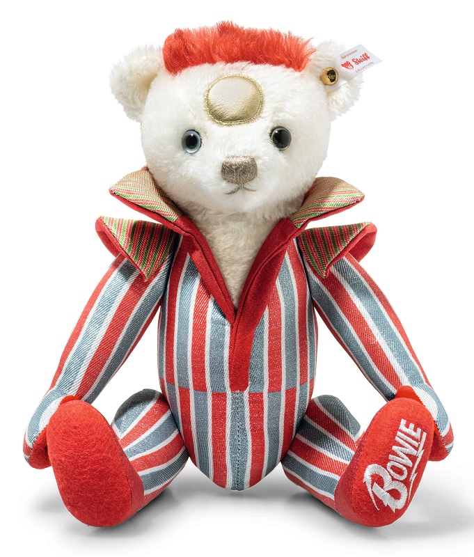 Steiff's dazzling David Bowie limited edition teddy bear is back in stock! 🎤🎵🐻 - mailchi.mp/beargarden/h78…