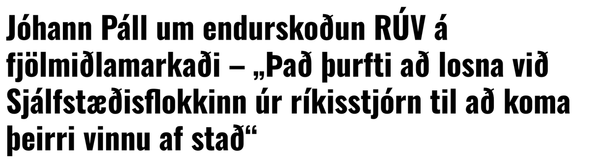 Þetta er staðreynd: