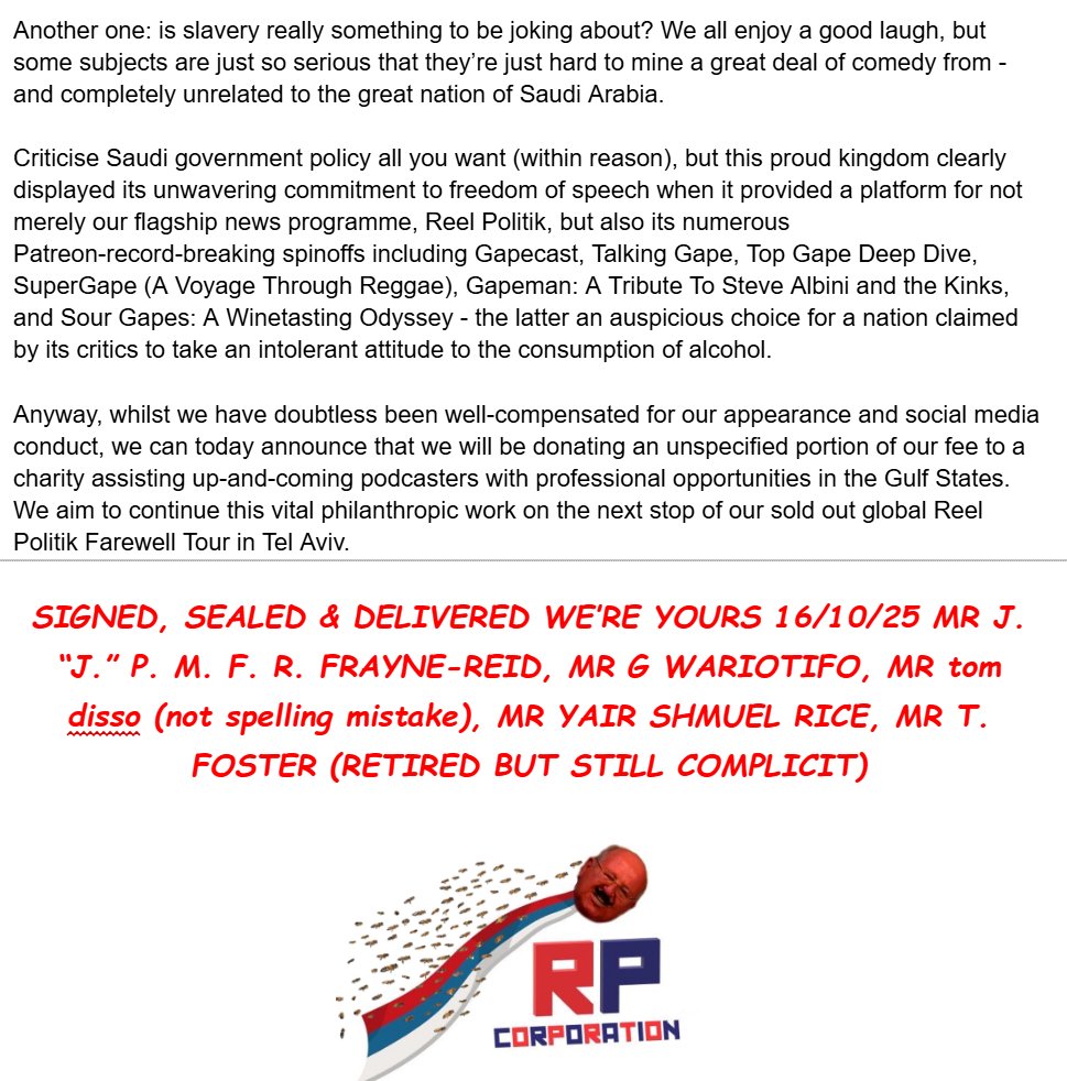 RP Corp International Division tweet media