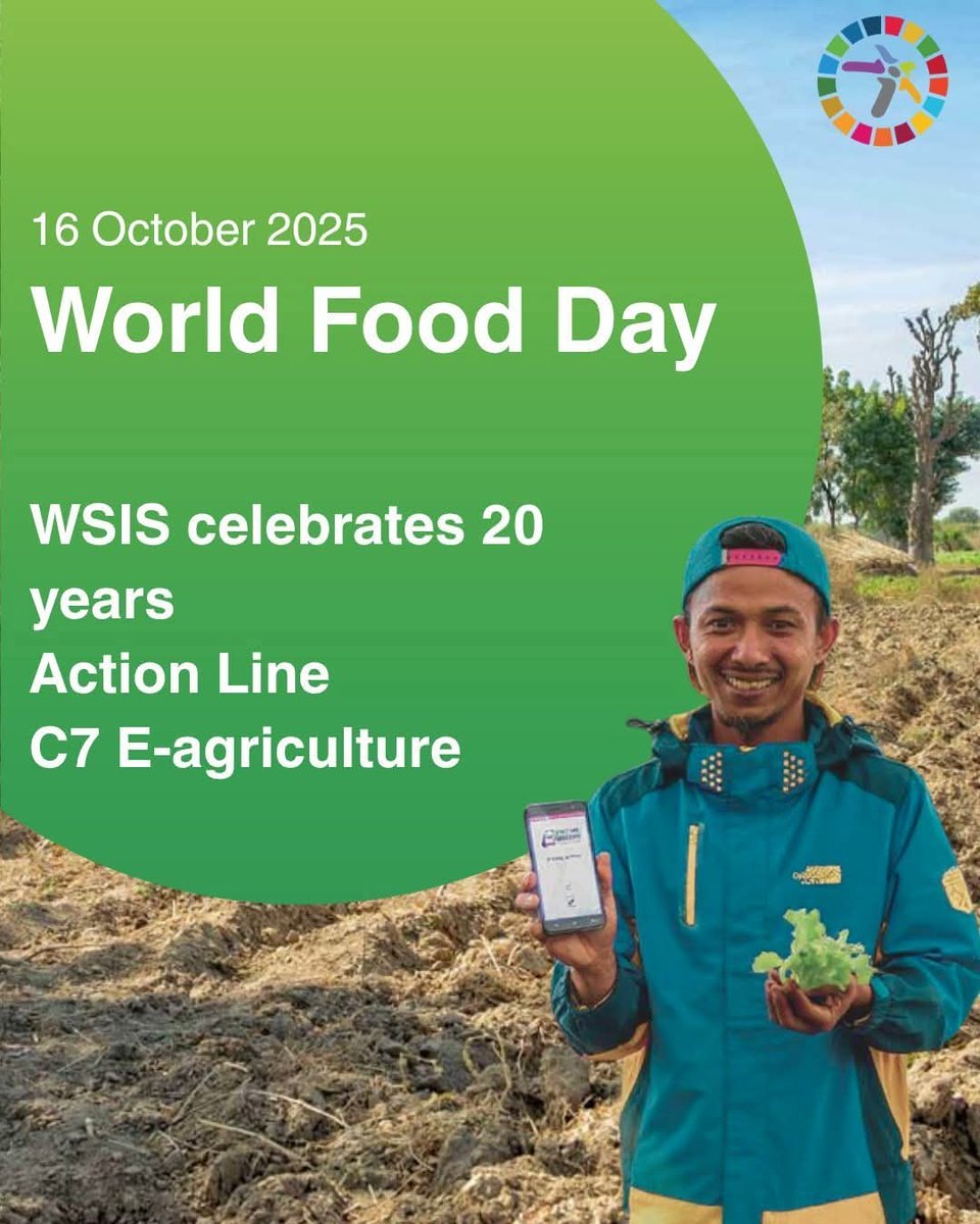 Food is our future.

#WorldFoodDay 2025 calls for global collaboration to build a peaceful, sustainable and food-secure world.

Let’s act Hand in Hand for better foods and a better future.

fao.org/world-food-day…

#GreenLeafAI #WSIS2025 #FAO80 #FoodHeroes #DatePalm
