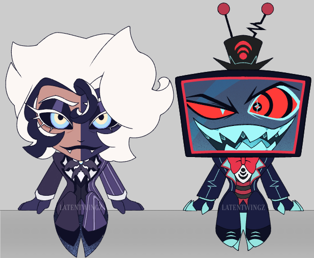 LatentWingz's tweet photo. Don't separate them!!
꒰ #HazbinHotelVox ♡ #StaticMoon ꒱ https://t.co/CsPc6KYmul