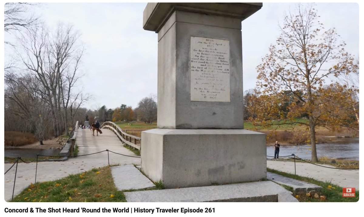 I've been getting a lot of requests for Revolutionary War content lately so for today's Throwback Thursday, we're looking at our visit to one of the places where it all began at Concord. This is also the video where I managed to offend the entire state of Massachusetts with my