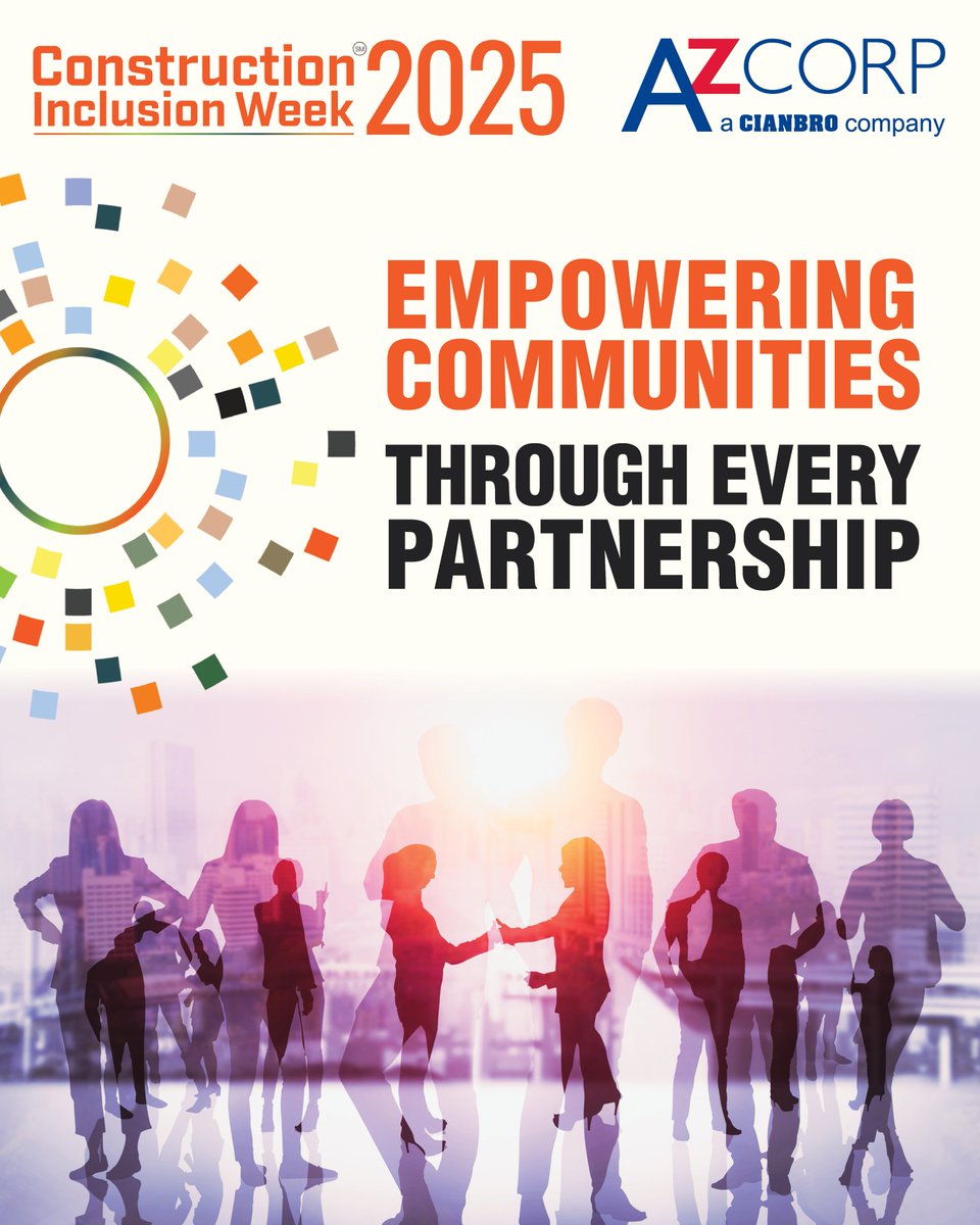 azconstruct's tweet image. Partnering with a diverse range of service providers and contractors drives innovation, broadens access to bidding opportunities &amp;amp; supports financial stability. We’re building a stronger, more equitable foundation for the future. #CIW2025 #BuildTheFuture