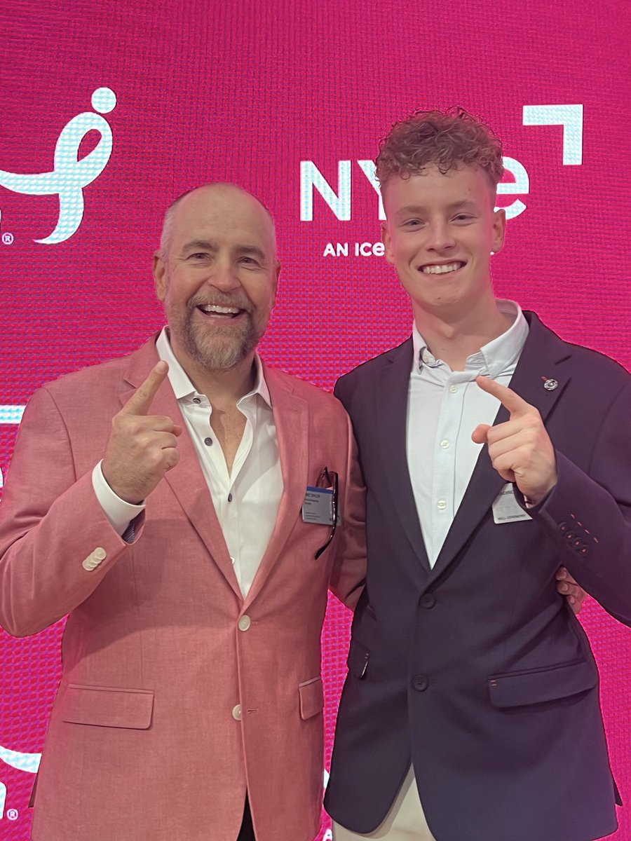 Max T opening the NYSE today.
It doesnt get any better than this!