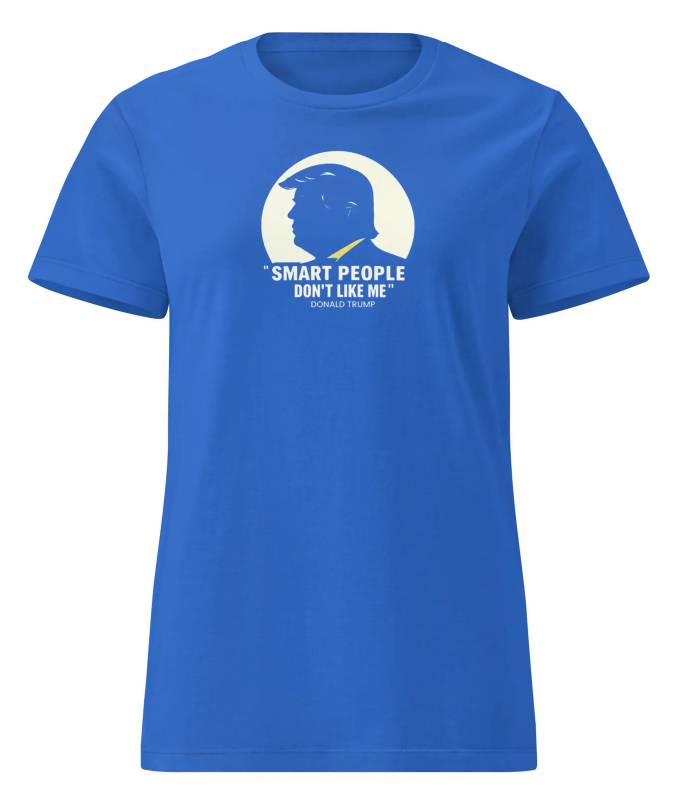 DMHardy66's tweet image. Another NEW shirt added to the shop: "Smart People Don't Like Me" Donald Trump tee. It's available in both men's and women's cut, all sizes, and a variety of colors, including ORANGE! You know you want one. Get it here: etsy.com/shop/DeesRockn…
#tshirts #tshirtprinting