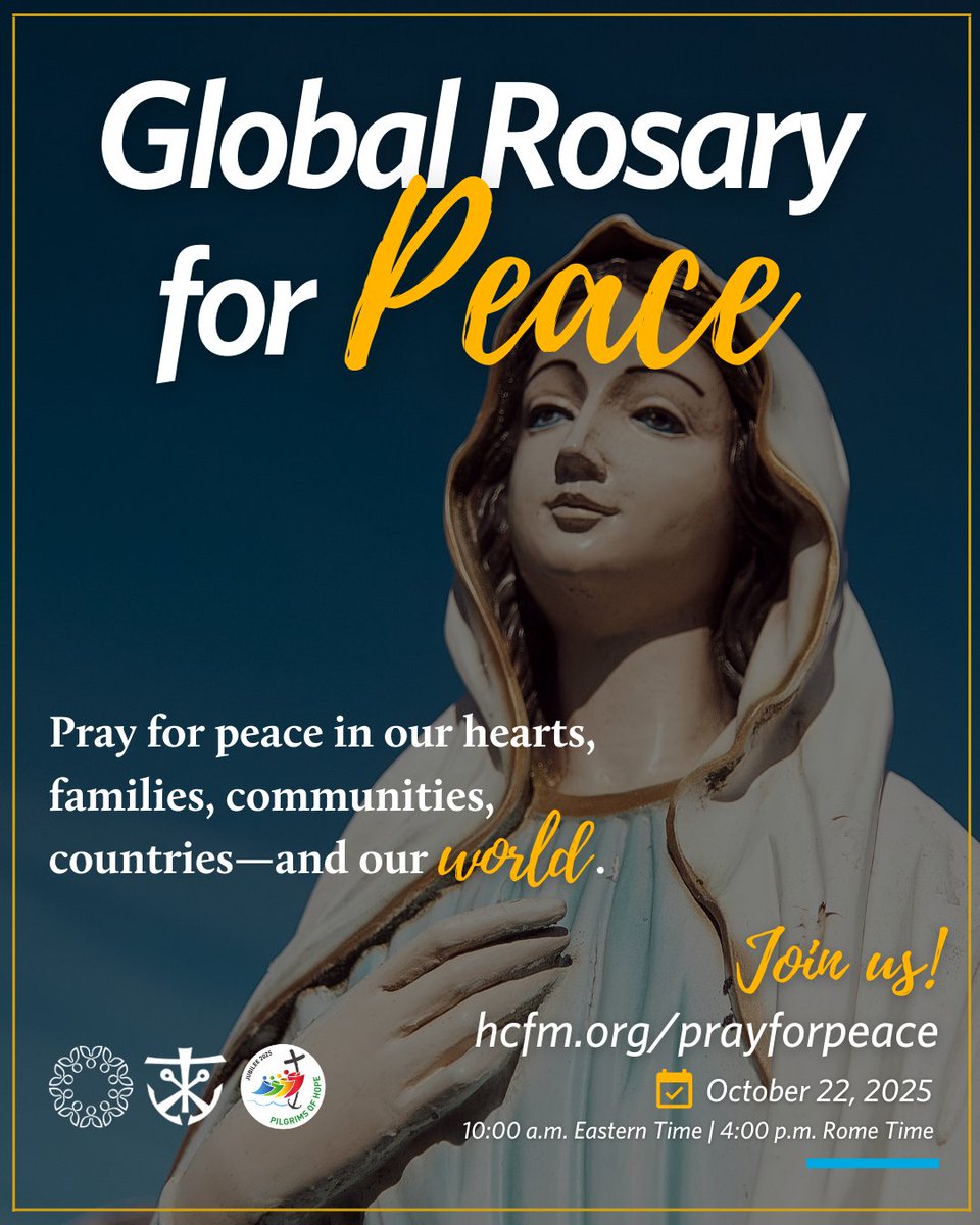 Watch the livestream tomorrow at bit.ly/4hfyL0v
#globalrosary
#holycrossus
#congregationofholycross
