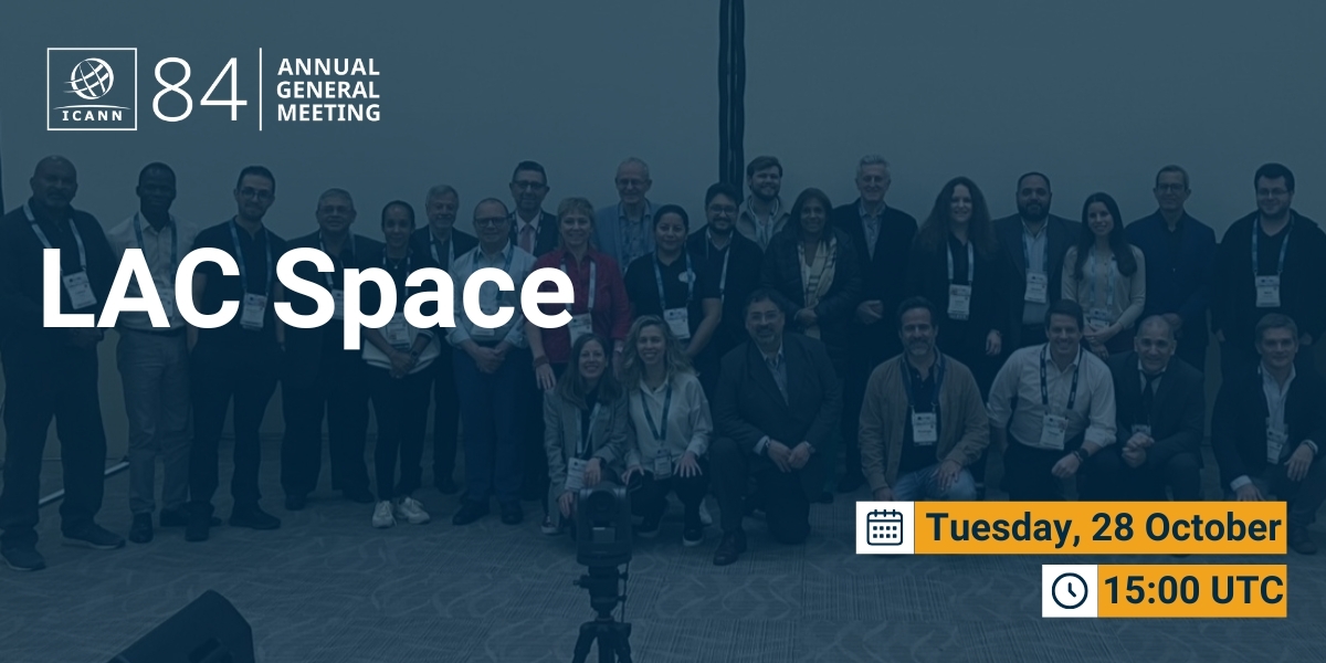 ICANN's tweet photo. 🌎 Join our LAC SPACE session on 28 October 2025 at 15:00 UTC during #ICANN84! A dedicated session for the Latin America and Caribbean community to discuss key regional and global Internet governance topics.

Don't miss this opportunity to connect >> https://t.co/1sI7GYpSqc https://t.co/zK9SGYHc6G