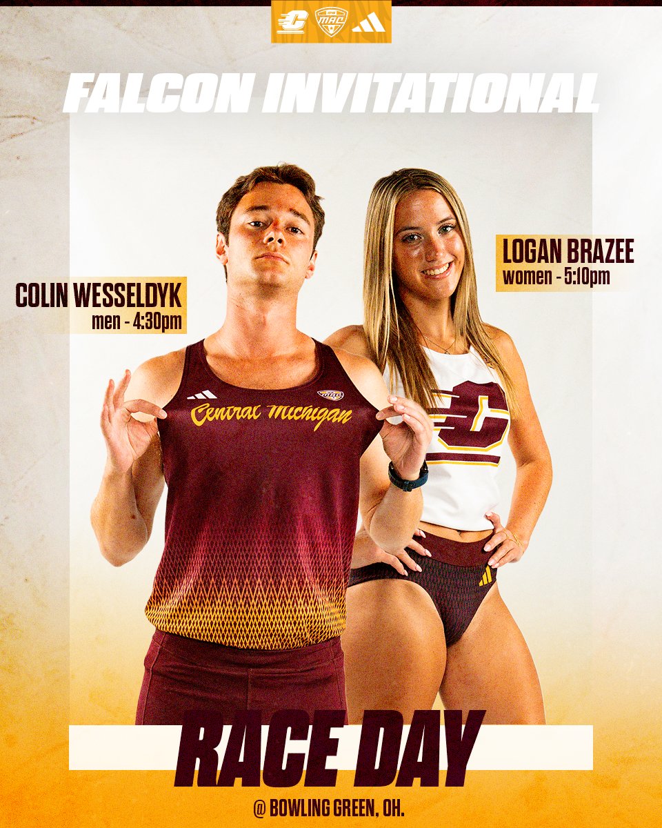 CMUtrack's tweet photo. Headin' down south for the Falcon Invitational!

📊📃: https://t.co/aYRH23ytRw

#FireUpChips🔥⬆️👟 https://t.co/knBB7TLTe6