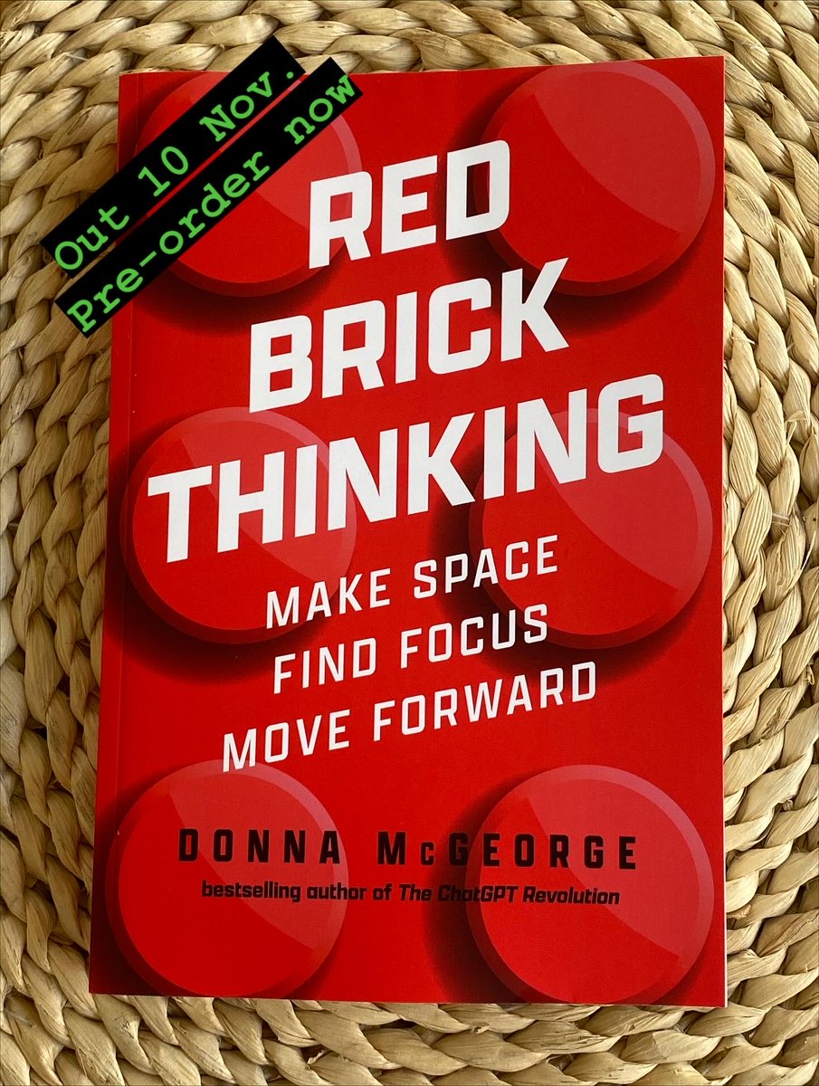 Yellowshelf22's tweet image. Yellow Shelf HQ new #bookalert..

Red brick Thinking ❤️🧱🤔 …. a method for simplifying life &amp;amp; work by intentionally removing what is unnecessary, rather than adding more!

#newbook #bookrecommendation #author 
#books #redbrickthinking #books #BookTwitter