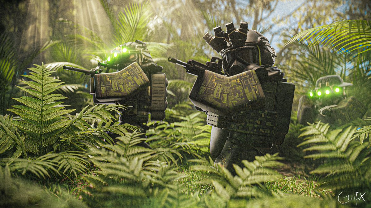 Tactical Forest Commission! 🌳🌲

Actually this is a pre revision from a client, i really like this version instead the revised one so i decided to upload this to my twitter :D

Likes and retweets are really appreciated! 
#RobloxGFX #RobloxArt #RobloxDev #ROBLOX