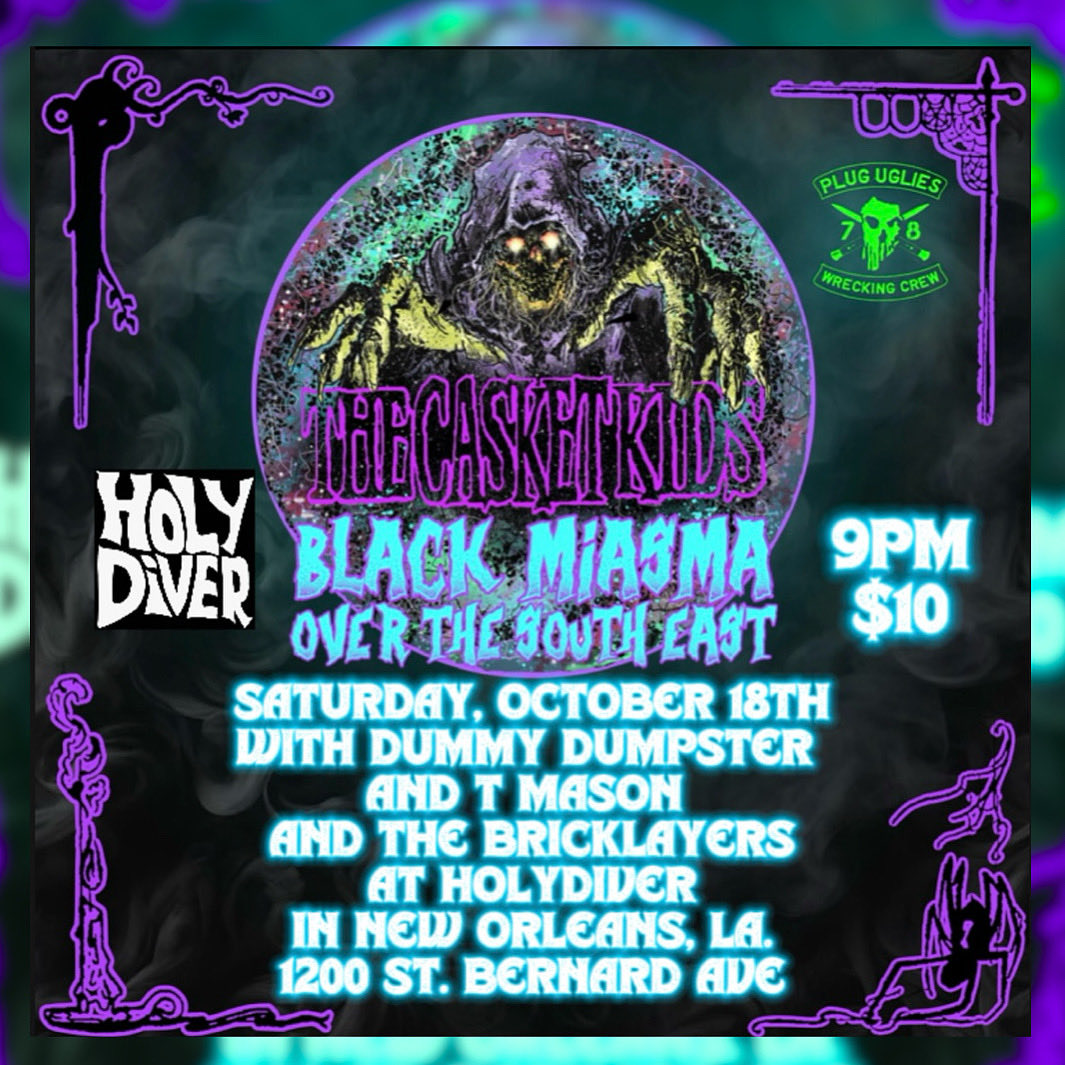 TCKCongregation's tweet image. Congregation!

Before This Weekend Begins! Friday: Dothan AL. 3pm W/  @maxmarsmusic And Sarah+Tara! @thirstypigbeer Free And All Ages! Saturday @holydiverneworleans New Orleans, LA. W/ Dummy Dumpster And @t.mason_and_thebricklayers 9pm For $10! Get There And Stay Killer!