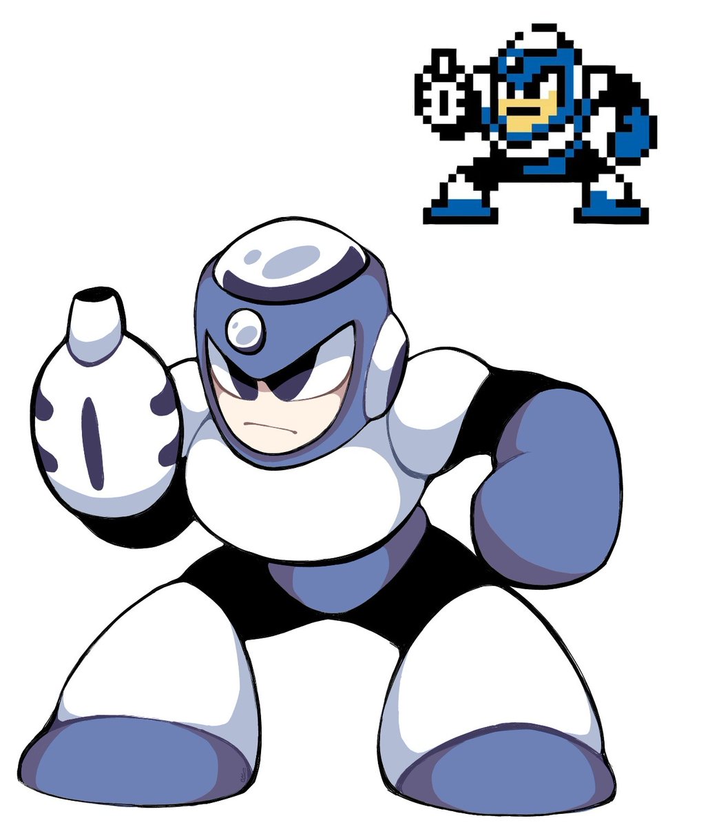 Pikaeevee13's tweet image. #megaman