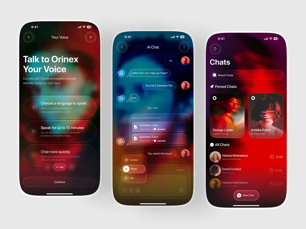 fastweb247's tweet image. Voice AI Chat Mobile App
#software #iosdesign #Mobileapp
