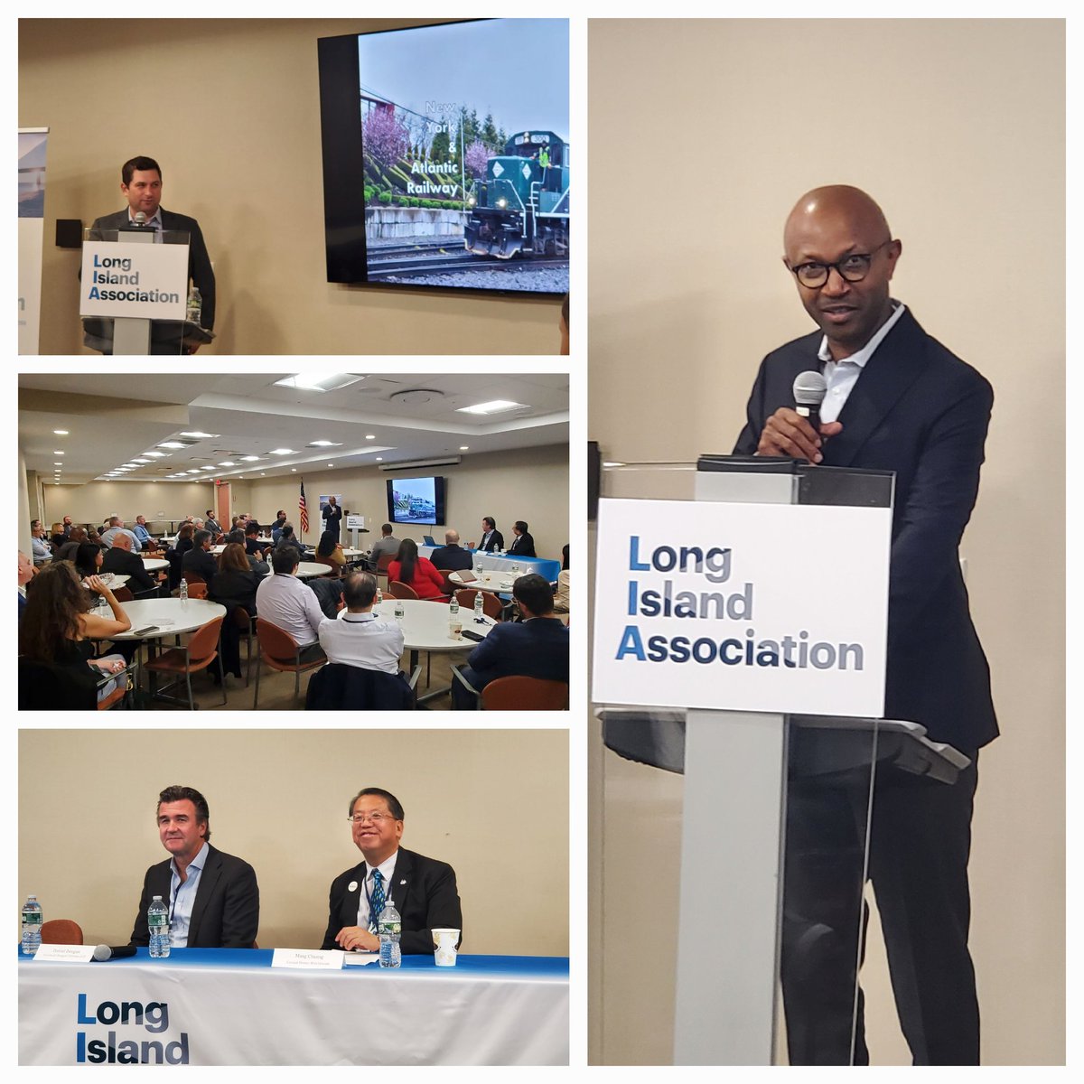 TY to Matt Cohen &amp; the LIA for hosting the Economic Development &amp; Infrastructure Committee meeting w keynote speaker Marlon Taylor, President of NY &amp; Atlantic Railway. His update on rail freight highlighted its economic value environmental impact &amp; role in LI’s sustainable growth
