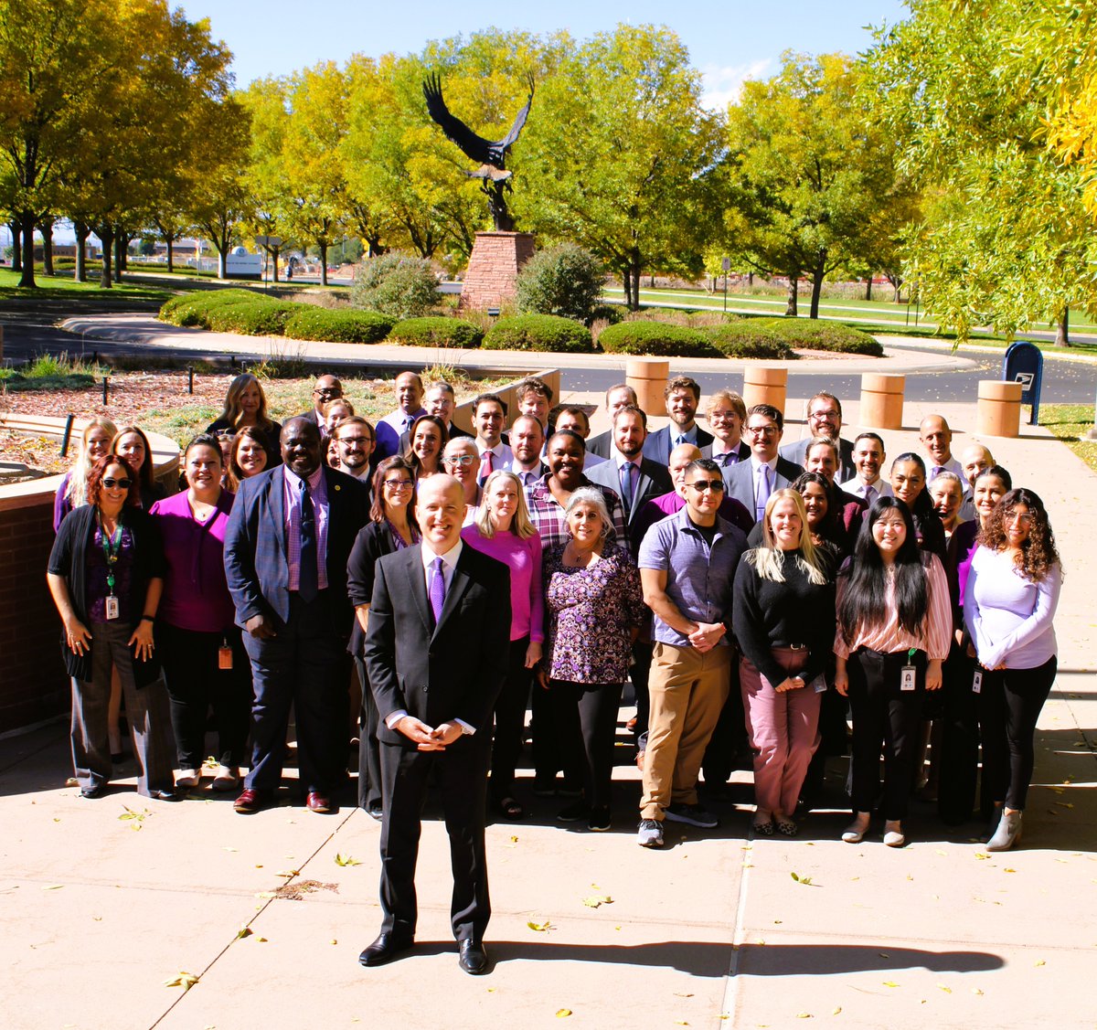 💜 Today, our office is proudly wearing purple to stand in solidarity with survivors and raise awareness during Domestic Violence Awareness Month. Every step toward awareness is a step toward prevention. #DVAM #PurpleDay #EndDomesticViolence