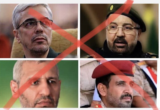 کوژرانی فەرماندەی گشتی هێزە تیرۆریست و  جەنایەتکارەکان لە دوای ٧ی ئۆکتۆبرەوە بە دەستی ئەرتەشی #ئیسرائیل
١: #محەمەد_زەیف حەماس
٢: #محەمەد_باقری، سپای ترۆریستی پاسداران
٣: #فواد_شۆکر ، حزبوڵلا
٤؛ #محەمەد_ئەلغوماری، حوسیەکان
#ئیسرائیل
#ژن_ژیان_ئازادی