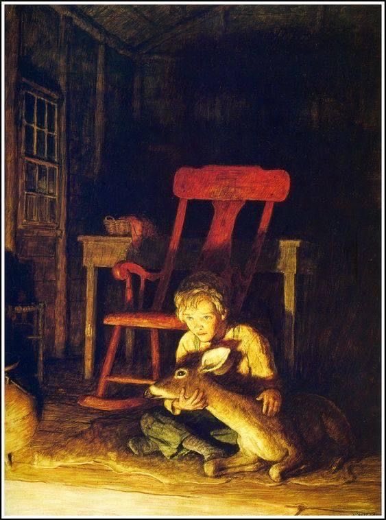 CarlyanneMcCon1's tweet image. Art by N C Wyeth