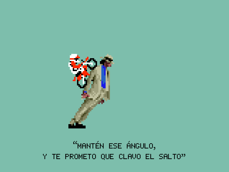 retrobitios's tweet photo. Una rampa nunca debería llevar sombrero. 🎩🚀
#PixelArt #RetroGaming #InsertLaughs #Moonwalker https://t.co/mvzQ5xSJrh