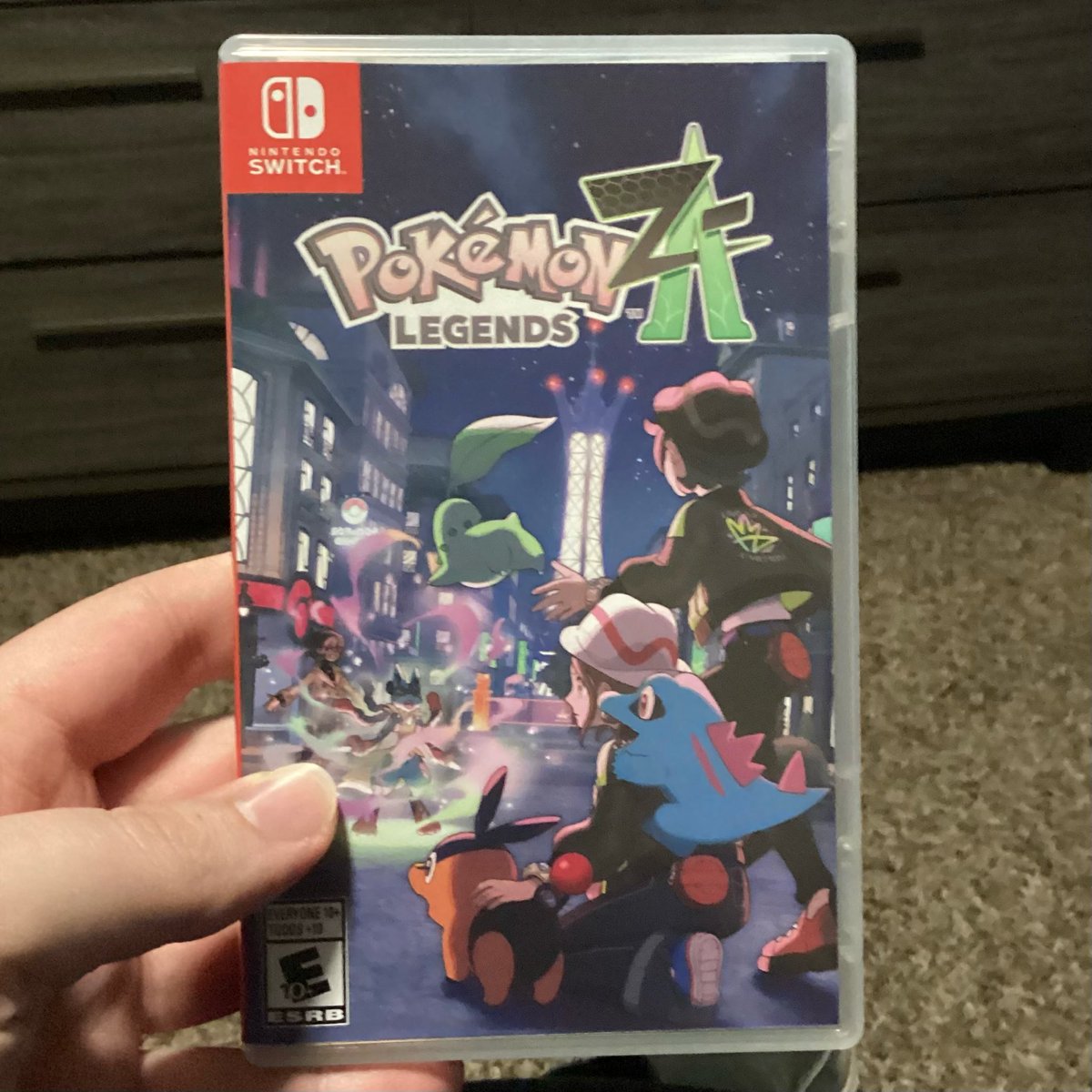 Finally got my hands on the new PS2 game everybody’s talking about. Wish me luck in this retro game. I hear it’s great!

#pokemon #legendsZA