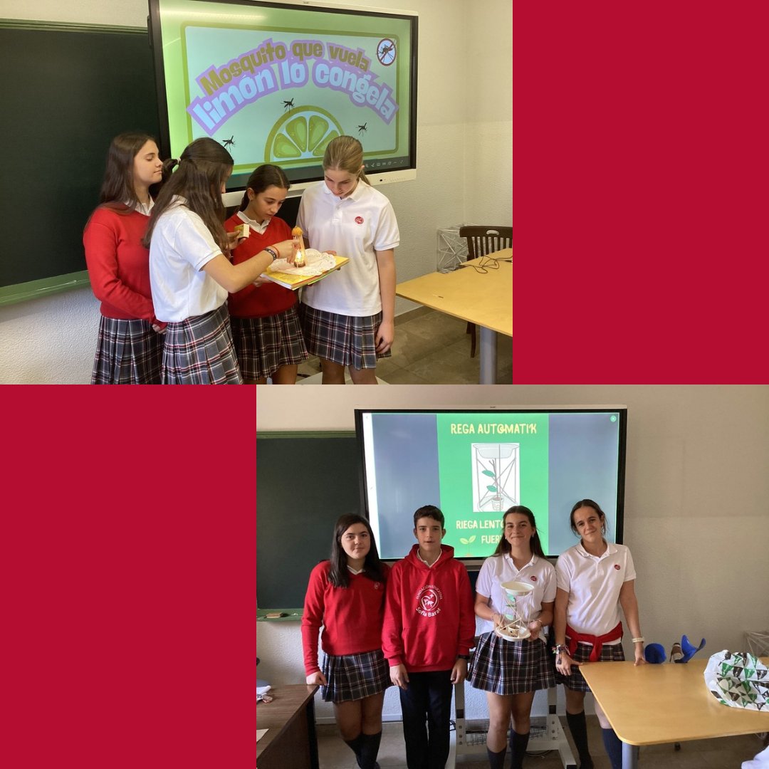 Los alumnos de 2 ESO experimentan las fases de un proyecto tecnológico ¿Qué tendrán pensado hacer en esta unidad de indagación? #colegiocandidatoIB