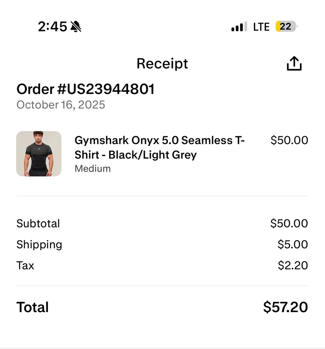 HaYzEmEaL's tweet photo. @Gymshark BANG IN THE MIDDLE OF MY 2 HOUR TRIG EXAM BABY https://t.co/oOM1NY4YyW