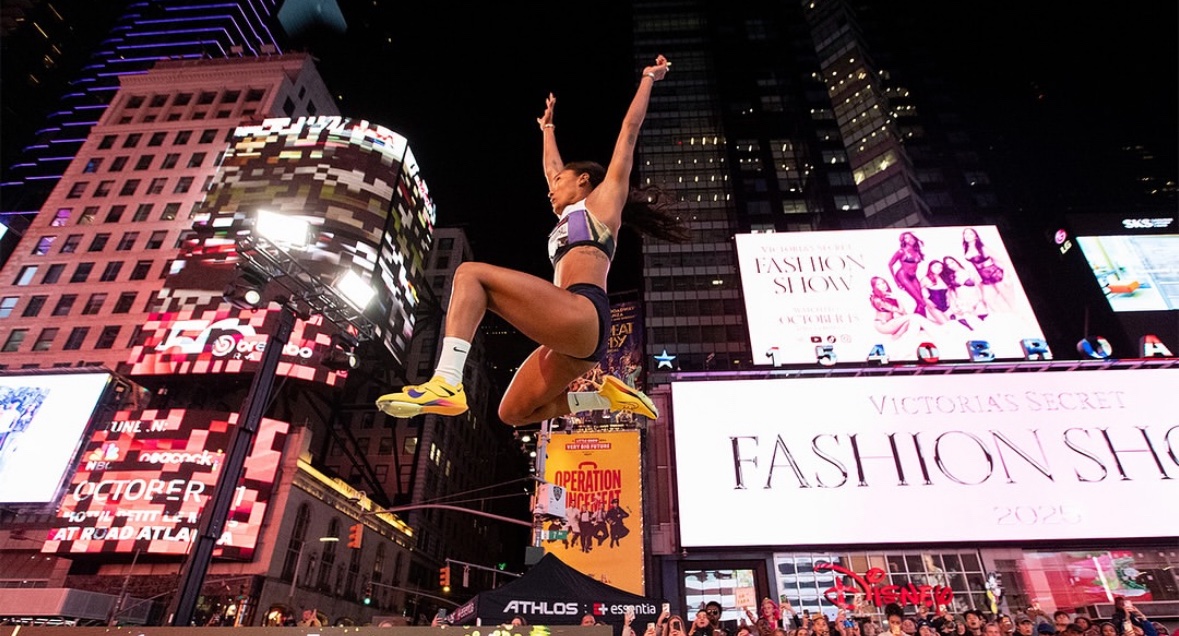 Never seen a runway <a href="/tar___ruh/">tara davis woodhall</a> didn’t dominate. Victoria’s Secret fashion show should’ve added one more athlete