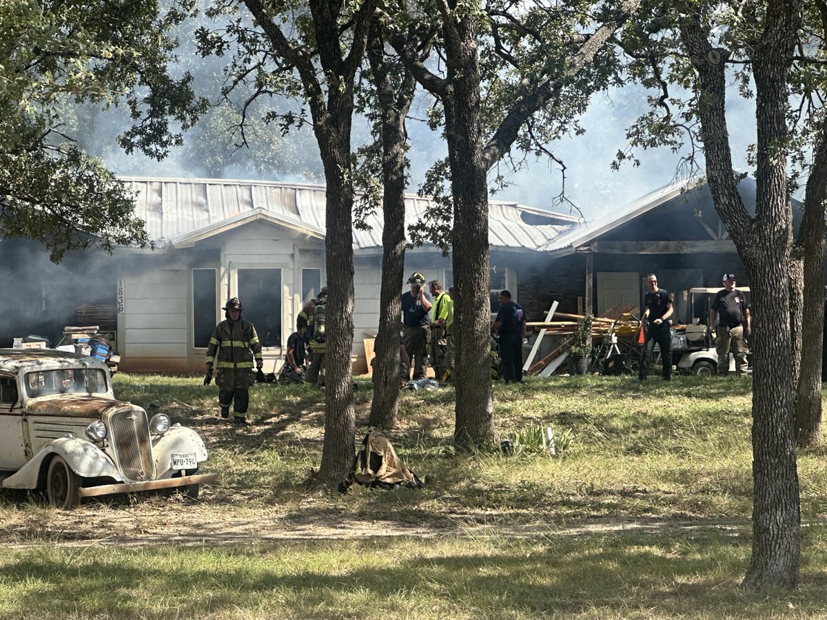 kwtx's tweet photo. A fire heavily damaged a home in the 1800 block of Longhorn Parkway in #Axtell, Texas. INFO: https://t.co/pDgWP9QvGf https://t.co/nLgBpPhHXM