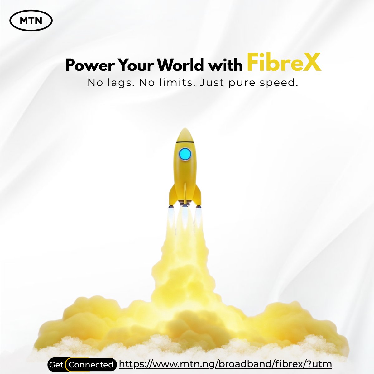 thedesignscope's tweet image. What if MTN’s next FibreX campaign looked like this? 👇
Bold. Fast. Limitless. 💛
My MTN FibreX concept series — showing what pure speed could look like.
@MTNNG
@MTNGroup
@DentsuCRTV
#Design #MTN #BillboardDesign #FibreX