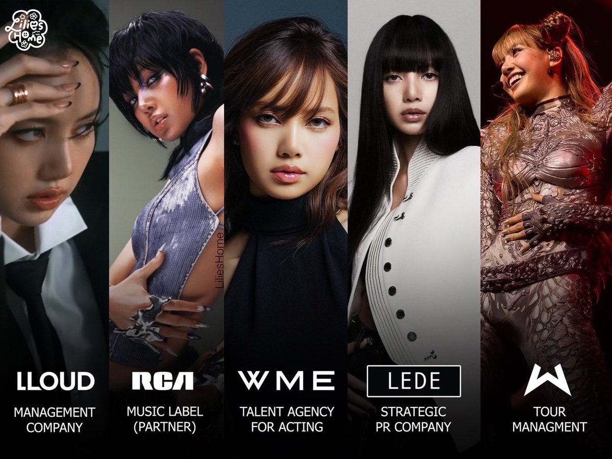 LiliesHome_'s tweet image. She has managed to organize an expert company with a distinguished professional to take care of her talent on each side. Those companies are able to contribute and make her outstanding.

💛 LLOUD - Artist Management Company
#LISA founder @wearelloud 
🔗 lloud.co…