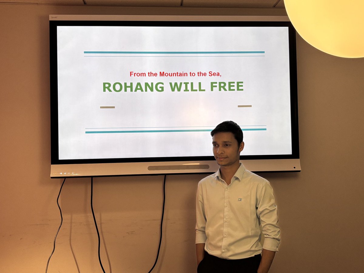 From the mountain to the sea, Rohang will be free!